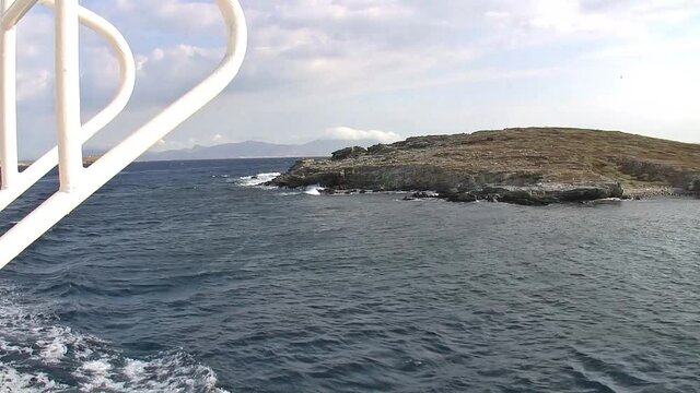 Approaching the Island of Delos - Greece
