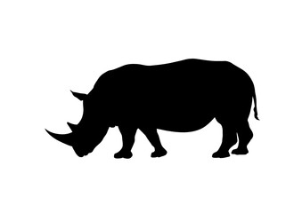 Silhouette Rinoceronte