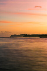 Fototapeta premium sunset over the sea