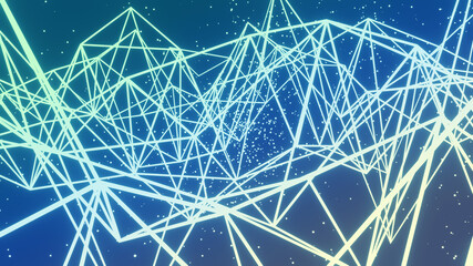 パーティクル　テクノロジー　テンプレ素材