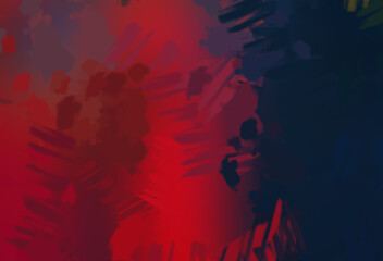 Brushed Painted Abstract Background. Brush stroked painting. Artistic vibrant and colorful wallpaper.