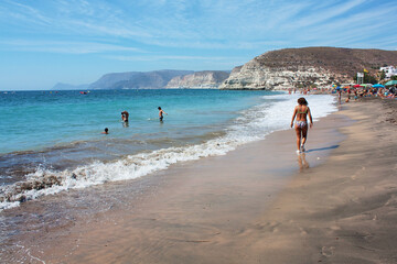 Playa de Aguamarga Cabo de Gata. Almeria. Spain