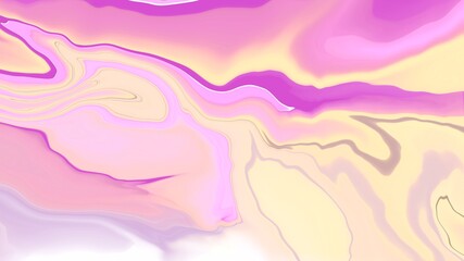 Abstract marble pink and yellow  texture , Closeup of the watercolor texture ,Color pattern background 