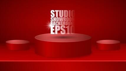 EPS10 vector illustration. Design of a studio. Easy to use to promote your products.