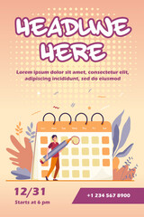 Employee marking deadline day