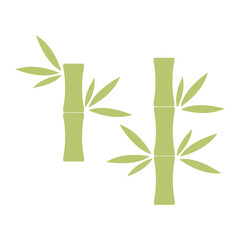 Fototapeta na wymiar bamboo vector logo illustration sign