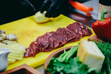 chef preparing food