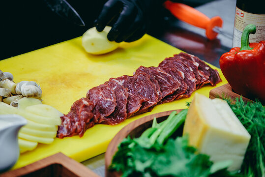 chef preparing food