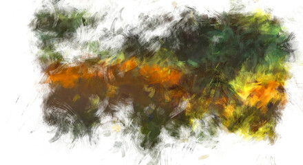 Brushed Painted Abstract Background. Brush stroked painting. Artistic vibrant and colorful wallpaper.