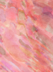 Modern painting of soothing brush strokes resembling alcohol inks. Watercolor abstract painting with pastel colors for poster, wall art, banner, card, book cover or packaging.