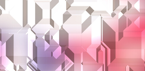 Polygonal background. Colorful wallpaper with geometric design. Digital 3d illustration.