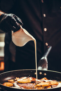 chef preparing food