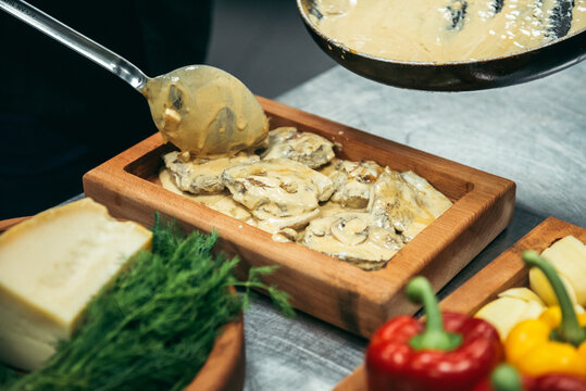 chef preparing food