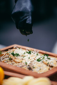 chef preparing food