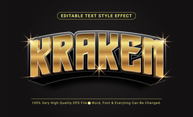 Luxury Gold Gaming Style Text Effect, Editable Text Effect © Creative Division