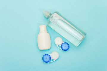 Travel kit for contact lenses