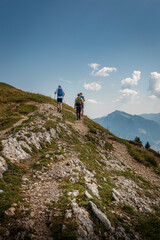 Wandern auf der Nagelfluhkette in den Allgäuer Alpen