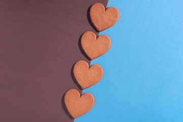 Heart shaped cookies