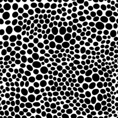 Abstract black and white background. Seamless pattern with animals print for wallpaper, web page, textures, card, postcard, faric, textile. Ornament of stylized skin. Decorative vector illustration.