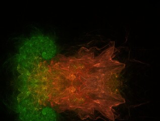 Imaginatory fractal background Image