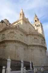 East side of Seville cathedral, Spain