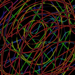 abstract colorful background with lines, digital canvas art drawing, graphic design illustration wallpaper