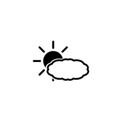weather cloud icon set vector sign symbol