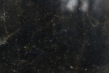 Aged dusty glass surface scratched old texture background dark suburban low quality construction from Sofia, Bulgaria, Eastern Europe