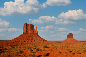 Beautiful Monument Valley Landscape Showing the Famous Navajo Buttes