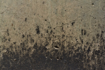 Aged termal isolation wall texture grain rough surface low quality construction in Sofia, Bulgaria, Eastern Europe