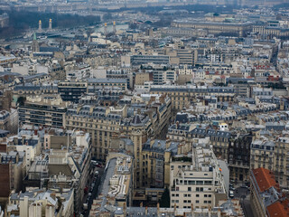View From The Eiffel Tower In Paris, France
