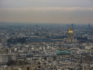 View From The Eiffel Tower In Paris, France