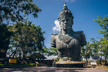 Obraz premium Garuda Wisnu Kencana Cultural Park, in the park you find large several statutes , also the world's tallest statue. Kuta Selatan, South Bali, Indonesia