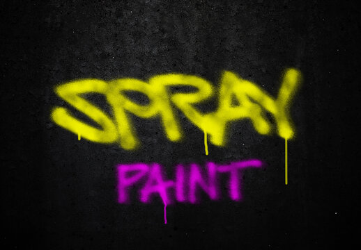 Spray Paint Effect