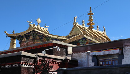 Obraz premium Tibetan landscapes and landmarks - 2019.