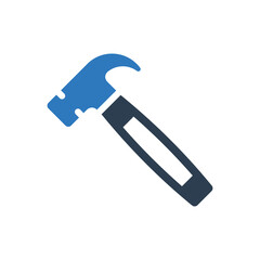 Hammer tool icon sign symbol