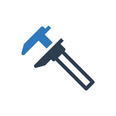 Caliper icon sign symbol vector