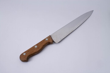 A knife on white background.