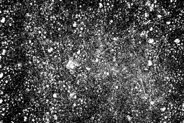 Distressed overlay texture of rusted peeled metal.Grunge Black And White Urban Texture. Dark Messy Dust Overlay Distress Background.