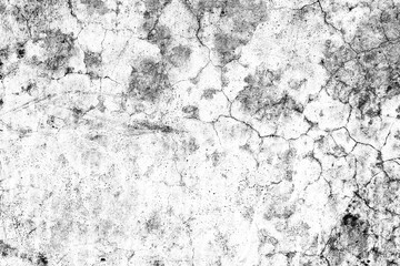 Texture of a concrete wall with cracks and scratches which can be used as a background
