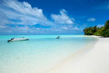 beautiful beach and tropical sea. travel landscape