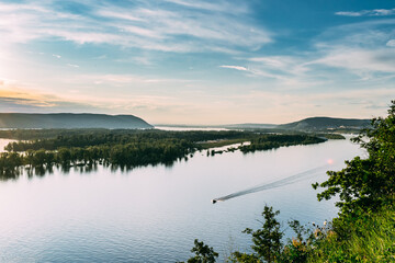 lake in the mountains
