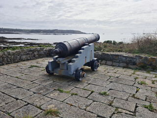 Guernsey Channel Islands, L'Eree Gun Battery