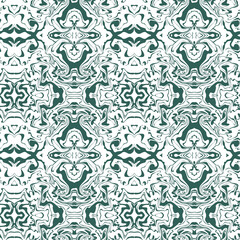 The seamless vector background is liquid marble. Delicate green pattern gradient