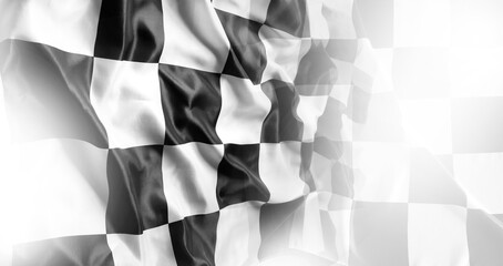 Checkered racing flag