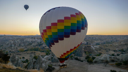 Hot air balloon flight in Cappadocia