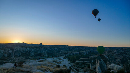 Hot air balloon flight in Cappadocia