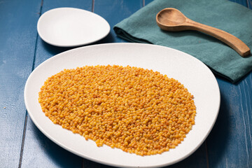 Fregola sarda, a traditional pasta from Sardinia