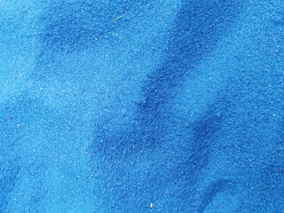 View of beautiful blue sand texture