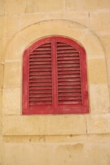 Shutter in historic Mdina on Malta
